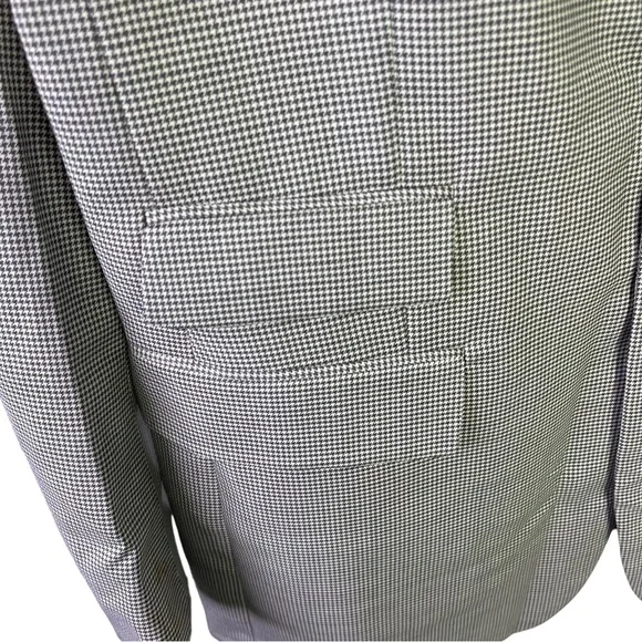 Polo Ralph Lauren Black Gray Wool Blazer Size 8